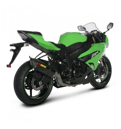 Marmitta Akrapovic Carbonio linea Racing non omologata per Kawasaki ZX-6R e ZX-6R 636 Marmitta Akrapovic Carbonio linea Racing non omologata per Kawasaki ZX-6R e ZX-6R 636