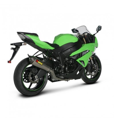 Marmitta Akrapovic Titanio linea Evolution non omologata per Kawasaki ZX-6R e ZX-6R 636 Marmitta Akrapovic Titanio linea Evolution non omologata per Kawasaki ZX-6R e ZX-6R 636