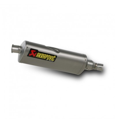 Marmitta Akrapovic Slip On Titanio omologata per Kawasaki Versys 650 07-14