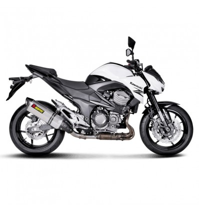Marmitta Akrapovic Slip On Titanio omologata per Kawasaki Z800 13-16 depotenziata Marmitta Akrapovic Slip On Titanio omologata per Kawasaki Z800 13-16 depotenziata