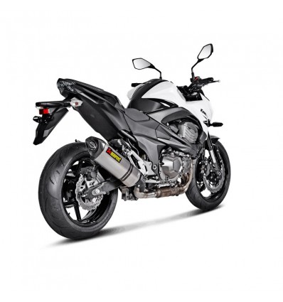 Marmitta Akrapovic Slip On Titanio omologata per Kawasaki Z800 13-16 depotenziata Marmitta Akrapovic Slip On Titanio omologata per Kawasaki Z800 13-16 depotenziata