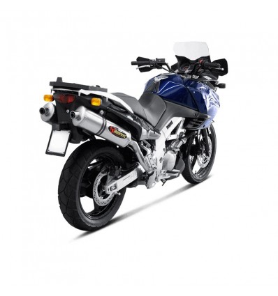 Coppia di marmitte Akrapovic Slip On Titanio omologate per Kawasaki KLV1000 04-06 Coppia di marmitte Akrapovic Slip On Titanio omologate per Kawasaki KLV1000 04-06