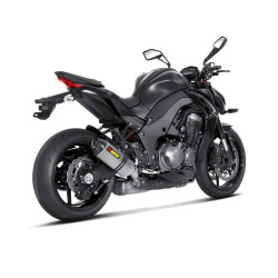 Coppia di marmitte Akrapovic Slip On Titanio omologate per Kawasaki Z1000 14-16 Coppia di marmitte Akrapovic Slip On Titanio omologate per Kawasaki Z1000 14-16