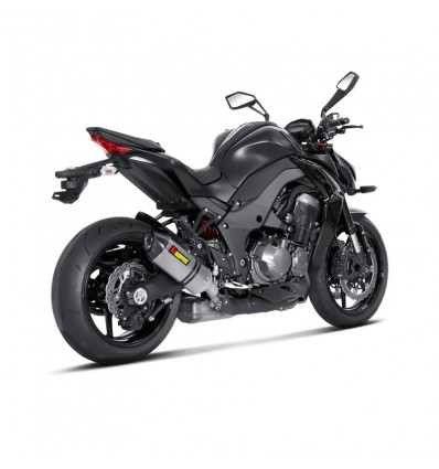 Coppia di marmitte Akrapovic Slip On Titanio omologate per Kawasaki Z1000 14-16 Coppia di marmitte Akrapovic Slip On Titanio omologate per Kawasaki Z1000 14-16