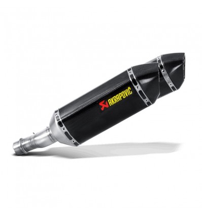 Coppia di marmitte Akrapovic Slip On Carbonio omologate per Kawasaki Z1000SX 14-16