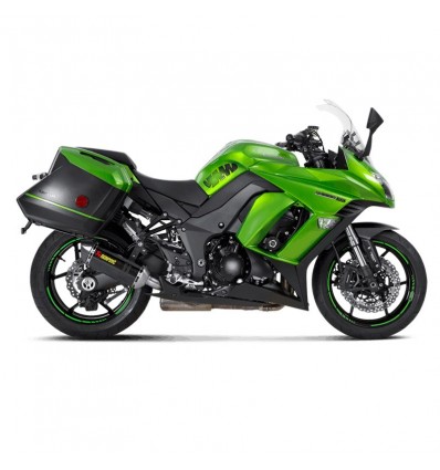 Coppia di marmitte Akrapovic Slip On Carbonio omologate per Kawasaki Z1000SX 14-16