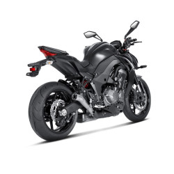 Coppia di marmitte Akrapovic Slip On Megaphone Titanio non omologate per Kawasaki Z1000 e Z1000SX 14-16 Coppia di marmitte Akrapovic Slip On Megaphone Titanio non omologate per Kawasaki Z1000 e Z1000SX 14-16