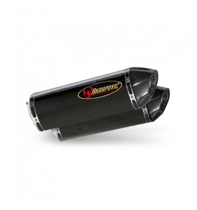 Coppia di marmitte Akrapovic Slip On Carbonio omologate per Kawasaki ZX-10R 06-07 Coppia di marmitte Akrapovic Slip On Carbonio omologate per Kawasaki ZX-10R 06-07