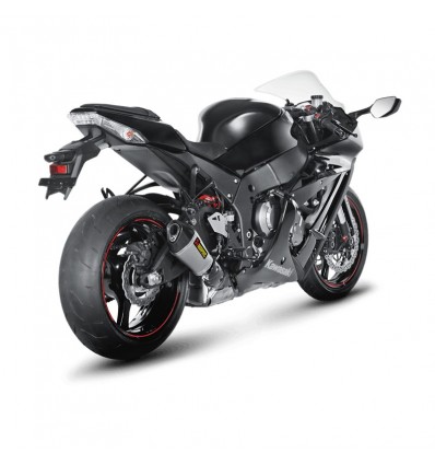 Marmitta Akrapovic Slip On Titanio omologata per Kawasaki ZX-10R 11-15 Marmitta Akrapovic Slip On Titanio omologata per Kawasaki ZX-10R 11-15