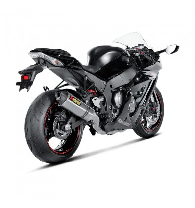 Marmitta Akrapovic Slip On Titanio omologata per Kawasaki ZX-10R 11-15 Marmitta Akrapovic Slip On Titanio omologata per Kawasaki ZX-10R 11-15