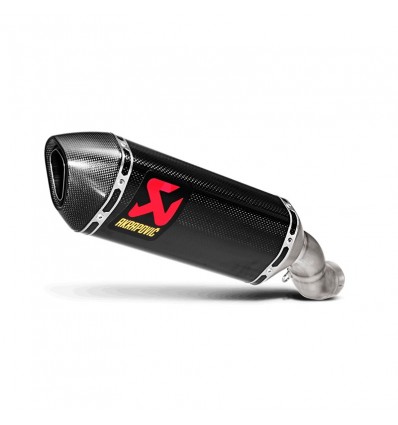 Marmitta Akrapovic Slip On Carbonio omologata per Kawasaki ZX-10R 2016