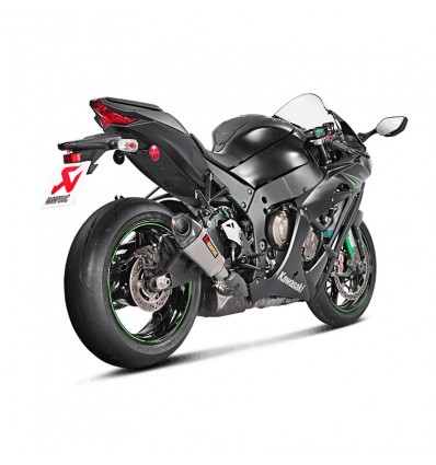 Marmitta Akrapovic Slip On Titanio non omologata per Kawasaki ZX-10R 2016 Marmitta Akrapovic Slip On Titanio non omologata per Kawasaki ZX-10R 2016