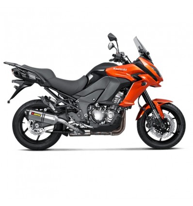 Marmitta Akrapovic Slip On Titanio omologata per Kawasaki Versys 1000 15-16 Marmitta Akrapovic Slip On Titanio omologata per Kawasaki Versys 1000 15-16