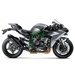 Marmitta Akrapovic Slip On Carbonio omologata per Kawasaki Ninja H2/H2R 15-16 Marmitta Akrapovic Slip On Carbonio omologata per Kawasaki Ninja H2/H2R 15-16