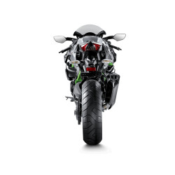 Marmitta Akrapovic Slip On Carbonio omologata per Kawasaki Ninja H2/H2R 15-16 Marmitta Akrapovic Slip On Carbonio omologata per Kawasaki Ninja H2/H2R 15-16