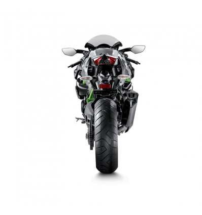 Marmitta Akrapovic Slip On Carbonio omologata per Kawasaki Ninja H2/H2R 15-16 Marmitta Akrapovic Slip On Carbonio omologata per Kawasaki Ninja H2/H2R 15-16