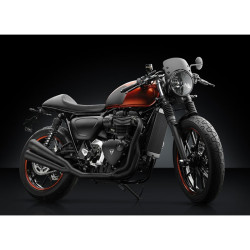Cupolino in alluminio nero Rizoma per varie moto classic e naked Cupolino in alluminio nero Rizoma per varie moto classic e naked