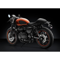 Cupolino in alluminio nero Rizoma per varie moto classic e naked Cupolino in alluminio nero Rizoma per varie moto classic e naked