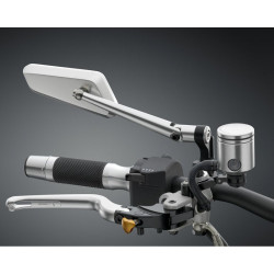 Specchietto universale destro Rizoma Circuit 744 argento Specchietto universale destro Rizoma Circuit 744 argento