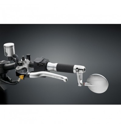 Specchietto universale biposizione Rizoma Spy-Arm diametro 94,5 mm argento