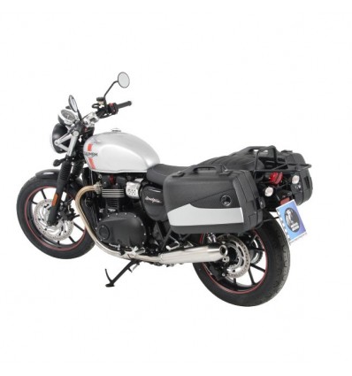 Telai laterali Hepco & Becker neri per Triumph Street Twin Telai laterali Hepco & Becker neri per Triumph Street Twin