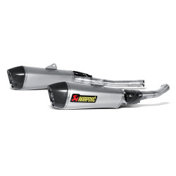 Coppia di marmitte Akrapovic Slip On Titanio omologate per Kawasaki ZZR 1400 e ZX14R 12-15 Coppia di marmitte Akrapovic Slip On Titanio omologate per Kawasaki ZZR 1400 e ZX14R 12-15