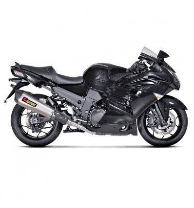 Coppia di marmitte Akrapovic Slip On Titanio omologate per Kawasaki ZZR 1400 e ZX14R 12-15 Coppia di marmitte Akrapovic Slip On Titanio omologate per Kawasaki ZZR 1400 e ZX14R 12-15