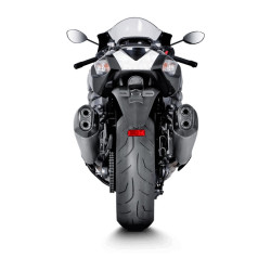 Coppia di marmitte Akrapovic Slip On Titanio omologate per Kawasaki ZZR 1400 e ZX14R 12-15 Coppia di marmitte Akrapovic Slip On Titanio omologate per Kawasaki ZZR 1400 e ZX14R 12-15