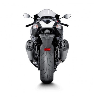 Coppia di marmitte Akrapovic Slip On Titanio omologate per Kawasaki ZZR 1400 e ZX14R 12-15 Coppia di marmitte Akrapovic Slip On Titanio omologate per Kawasaki ZZR 1400 e ZX14R 12-15