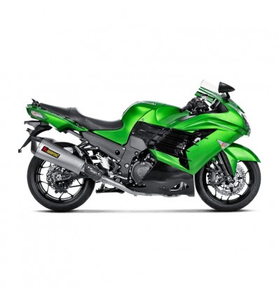 Marmitta Akrapovic Titanio linea Racing non omologata per Kawasaki ZZR 1400 e ZX14R 12-16 Marmitta Akrapovic Titanio linea Racing non omologata per Kawasaki ZZR 1400 e ZX14R 12-16