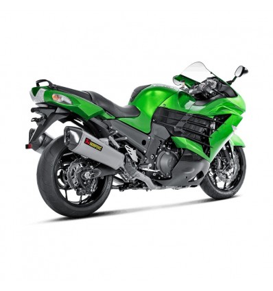 Marmitta Akrapovic Titanio linea Racing non omologata per Kawasaki ZZR 1400 e ZX14R 12-16 Marmitta Akrapovic Titanio linea Racing non omologata per Kawasaki ZZR 1400 e ZX14R 12-16