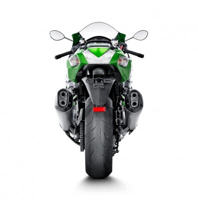 Marmitta Akrapovic Titanio linea Racing non omologata per Kawasaki ZZR 1400 e ZX14R 12-16 Marmitta Akrapovic Titanio linea Racing non omologata per Kawasaki ZZR 1400 e ZX14R 12-16