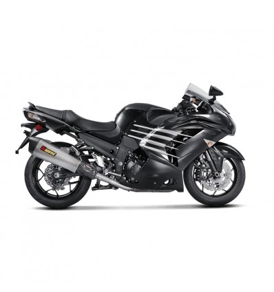 Marmitta Akrapovic Slip On Titanio omologata per Kawasaki ZZR1400 e ZX14R 2016 Marmitta Akrapovic Slip On Titanio omologata per Kawasaki ZZR1400 e ZX14R 2016