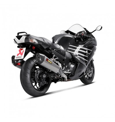 Marmitta Akrapovic Slip On Titanio omologata per Kawasaki ZZR1400 e ZX14R 2016 Marmitta Akrapovic Slip On Titanio omologata per Kawasaki ZZR1400 e ZX14R 2016