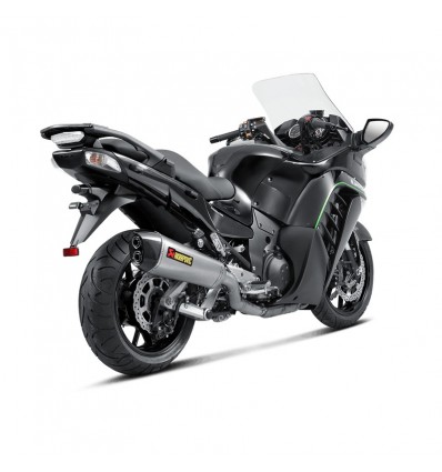 Marmitta Akrapovic Slip On Titanio omologata per Kawasaki 1400GTR e Concours 14 Marmitta Akrapovic Slip On Titanio omologata per Kawasaki 1400GTR e Concours 14
