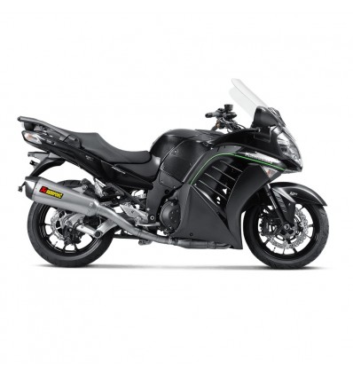 Marmitta Akrapovic Slip On Titanio omologata per Kawasaki 1400GTR e Concours 14 Marmitta Akrapovic Slip On Titanio omologata per Kawasaki 1400GTR e Concours 14
