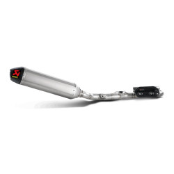 Marmitta Akrapovic Titanio linea Evolution non omologata per Kawasaki KX250F 2008 Marmitta Akrapovic Titanio linea Evolution non omologata per Kawasaki KX250F 2008
