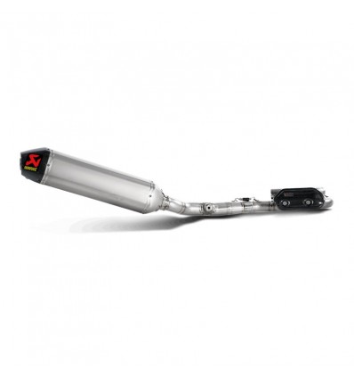 Marmitta Akrapovic Titanio linea Evolution non omologata per Kawasaki KX250F 2008 Marmitta Akrapovic Titanio linea Evolution non omologata per Kawasaki KX250F 2008