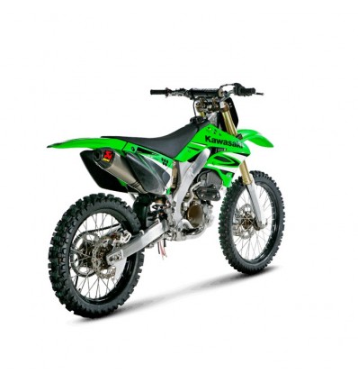 Marmitta Akrapovic Titanio linea Evolution non omologata per Kawasaki KX250F 2008 Marmitta Akrapovic Titanio linea Evolution non omologata per Kawasaki KX250F 2008