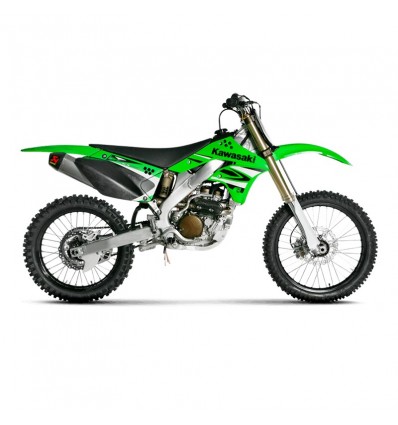Marmitta Akrapovic Titanio linea Evolution non omologata per Kawasaki KX250F 2008 Marmitta Akrapovic Titanio linea Evolution non omologata per Kawasaki KX250F 2008