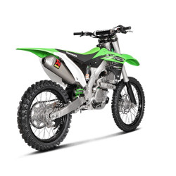 Marmitta Akrapovic Slip On 112 DB Titanio omologata per Kawasaki KX250F 09-16 Marmitta Akrapovic Slip On 112 DB Titanio omologata per Kawasaki KX250F 09-16