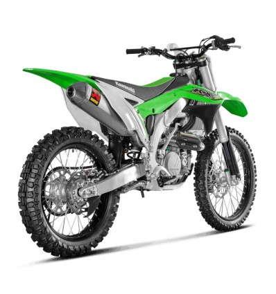 Marmitta Akrapovic Titanio linea Racing non omologata per Kawasaki KX450F 2016 Marmitta Akrapovic Titanio linea Racing non omologata per Kawasaki KX450F 2016