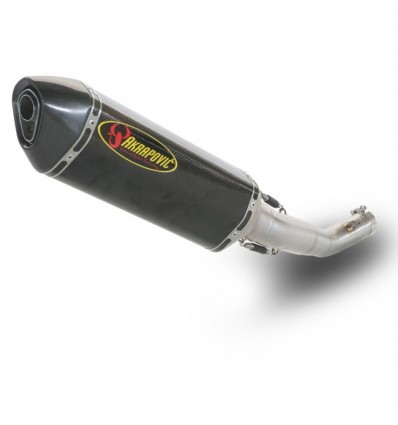 Marmitta Akrapovic Slip On Carbonio omologata per Suzuki GSX-R600/750 06-07
