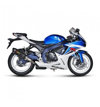 Marmitta Akrapovic Slip On Carbonio omologata per Suzuki GSX-R600/750 11-16 Marmitta Akrapovic Slip On Carbonio omologata per Suzuki GSX-R600/750 11-16