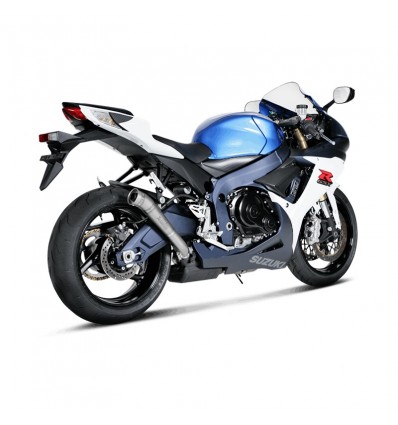 Marmitta Akrapovic Slip On Megaphone Titanio non omologata per Suzuki GSX-R600/750 11-16 Marmitta Akrapovic Slip On Megaphone Titanio non omologata per Suzuki GSX-R600/750 11-16