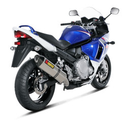 Marmitta Akrapovic Slip On Titanio omologata per Suzuki GSF650 Bandit 07-08 e GSF1250 Bandit 07-15 Marmitta Akrapovic Slip On Titanio omologata per Suzuki GSF650 Bandit 07-08 e GSF1250 Bandit 07-15