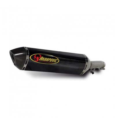 Marmitta Akrapovic Slip On Carbonio omologata per Suzuki GSF650 Bandit 07-08 e GSF1250 Bandit 07-15