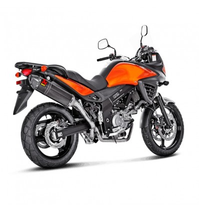 Marmitta Akrapovic Slip On Carbonio omologata per Suzuki V-STROM 650 04-16 Marmitta Akrapovic Slip On Carbonio omologata per Suzuki V-STROM 650 04-16