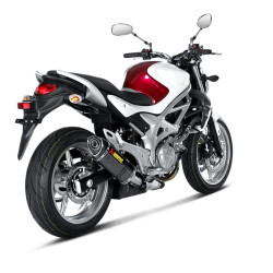 Marmitta Akrapovic Slip On Carbonio omologata per Suzuki Gladius 09-15 Marmitta Akrapovic Slip On Carbonio omologata per Suzuki Gladius 09-15