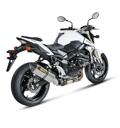 Marmitta Akrapovic Slip On Titanio omologata per Suzuki GSR750 11-16 e GSX-S750 15-16 Marmitta Akrapovic Slip On Titanio omologata per Suzuki GSR750 11-16 e GSX-S750 15-16